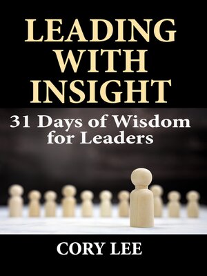 cover image of Leading with Insight
